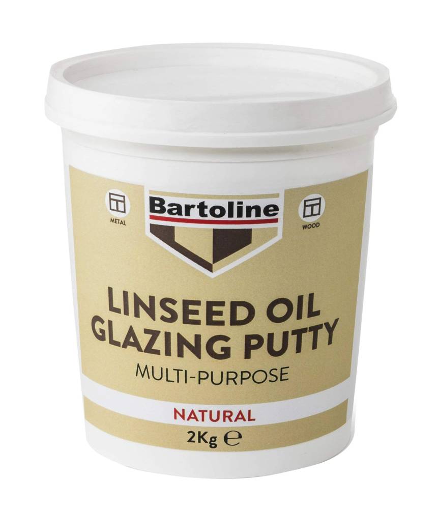 LINSEED OIL GLAZING PUTTY 2KG BARTOLINE
